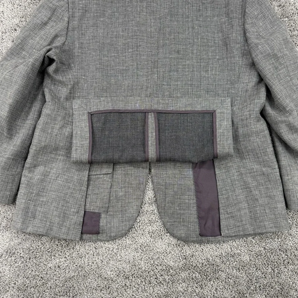 Joseph Abboud Guabello Blazer Men 44S Wool Linen 1/2 Lined Unstructured Heritage
